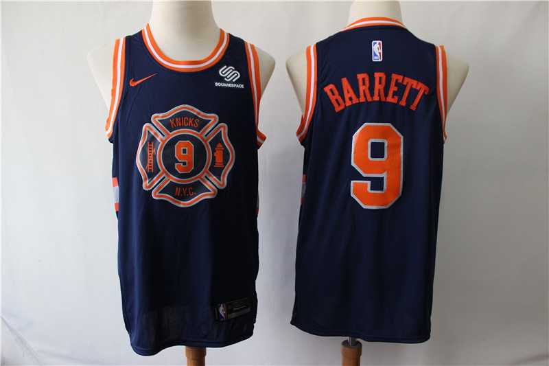 Knicks 9 R.J. Barrett Navy City Edition Nike Swingman Jersey,We sell and wholesale Knicks 9 R.J. Barrett Navy City Edition Nike Swingman Jersey on line form chian!